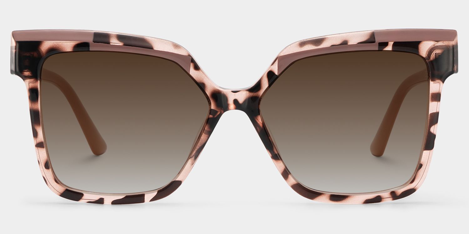 Eboney Square Tortoise Frame Sunglasses Online Sale | ZEELOOL0
