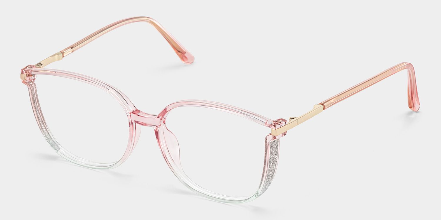 Square Rodz Two-tone Eyeglasses with Clear Frames2