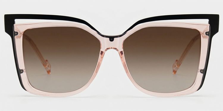 Twolla Square Beige Glasses