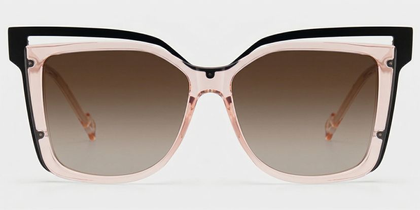 Twolla Square Beige Glasses