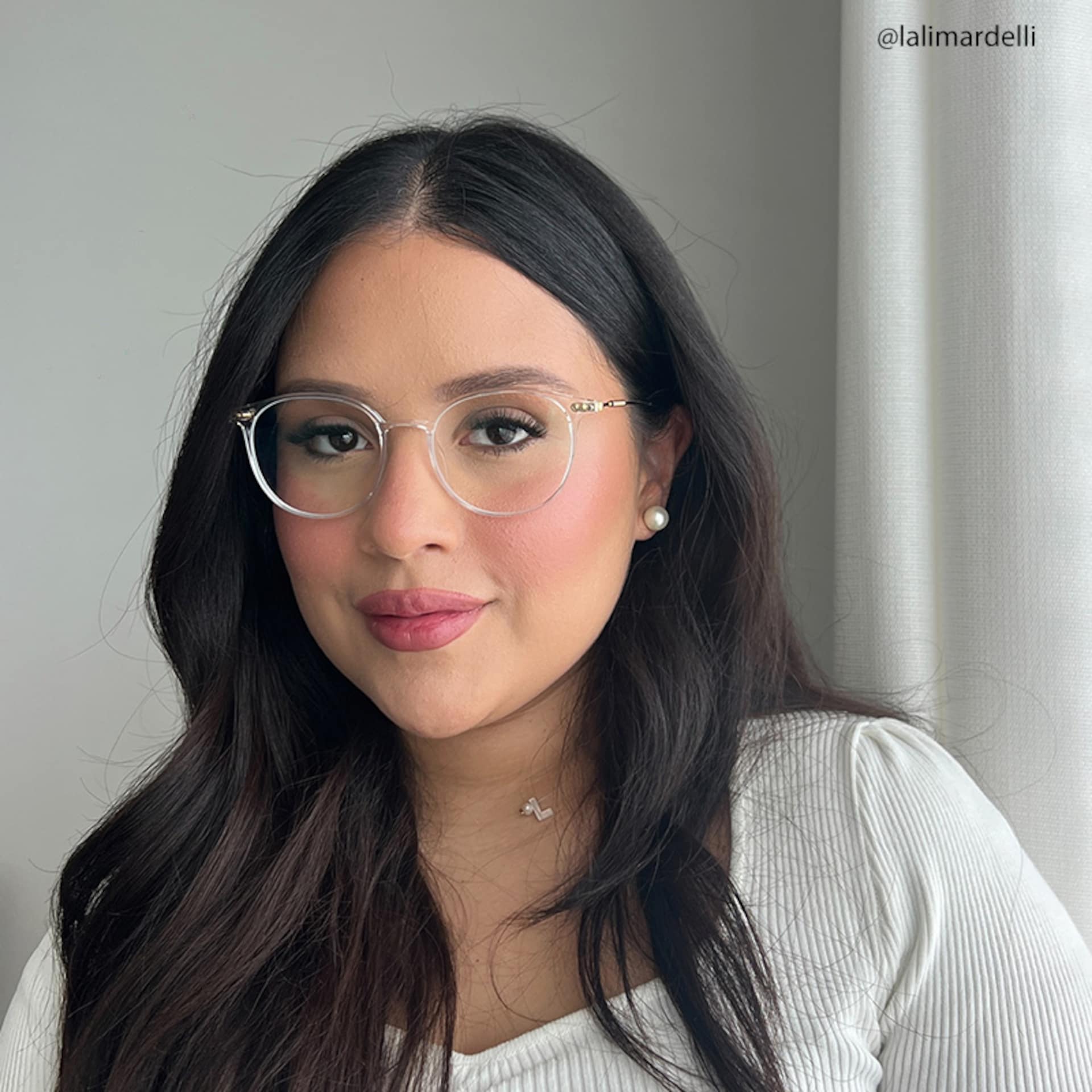 Judsy Round Crystal Glasses | Zeelool Glasses4