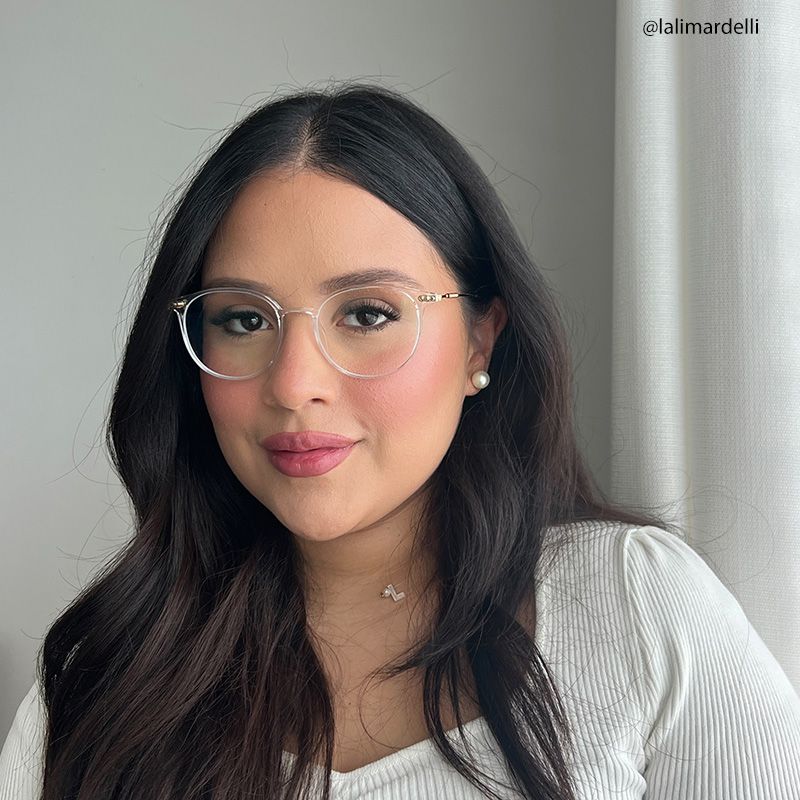 Judsy Round Clear Glasses