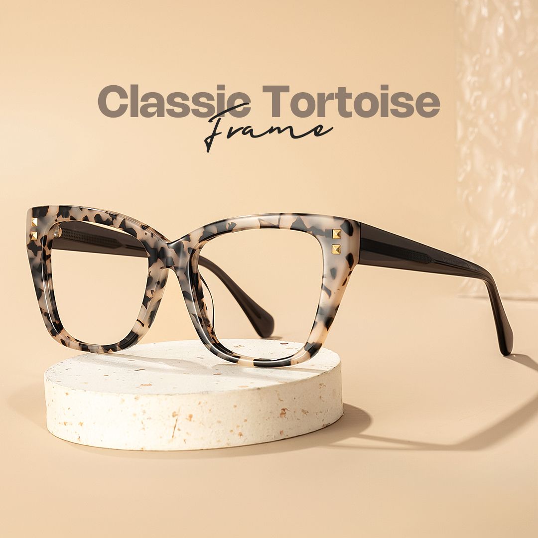 Tessia Tortoise Square Glasses Women's Glasses | Zeelool0