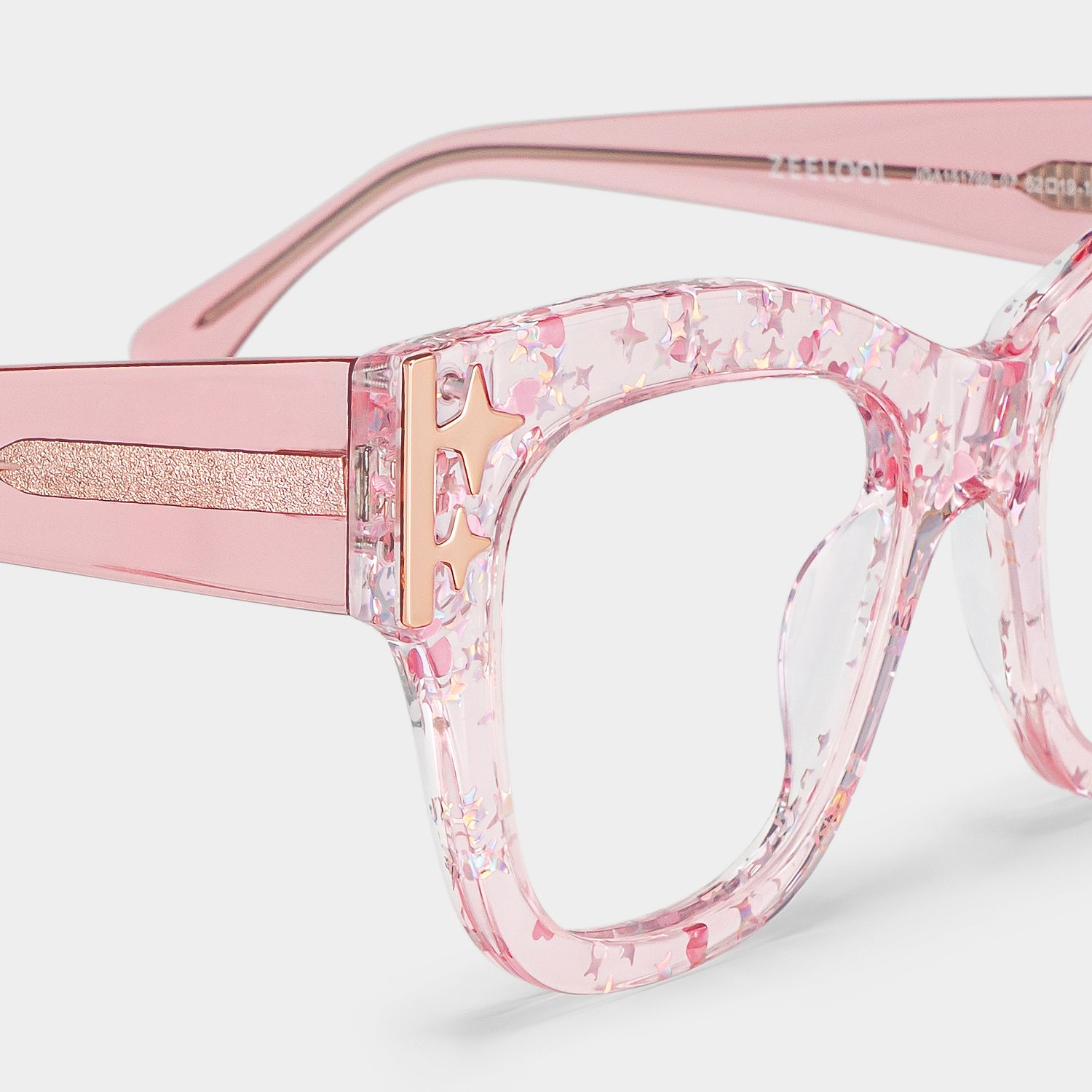 Designer Minfia Eyeglasses Pink Frames Glasses | ZEELOOL