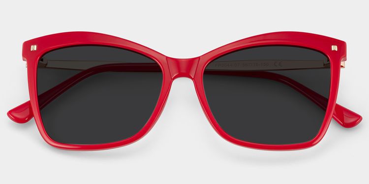 Isaebella Butterfly Red Sunglasses