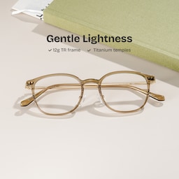 Mira Oval Brown Glasses0