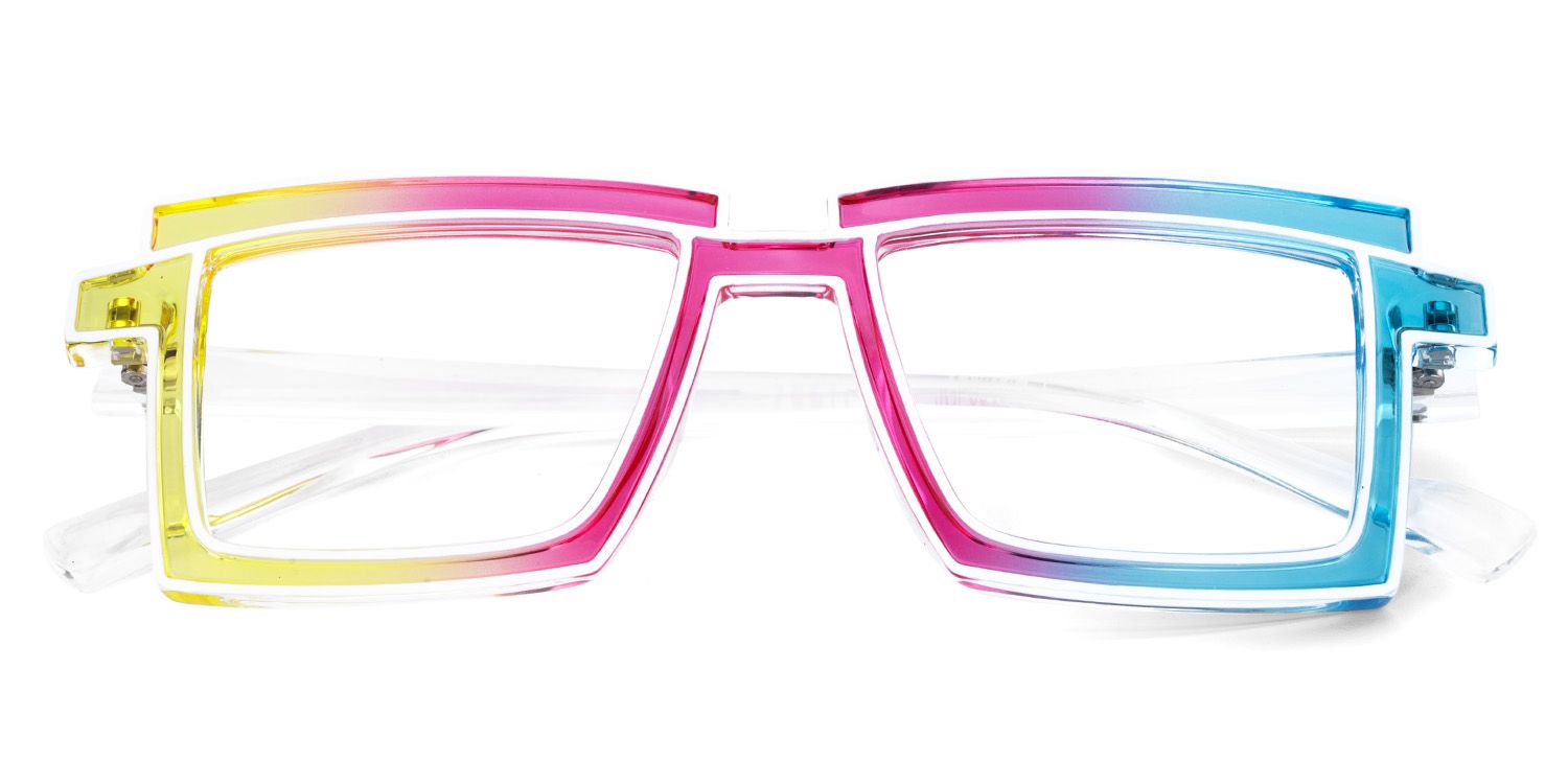 Zephyr Colorful Glasses in Cyberpunk Style Eyeglasses1