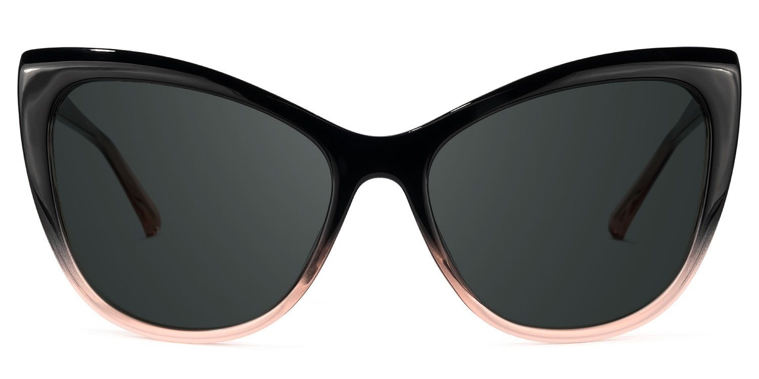 Shelby Cateye Black-Pink Sunglasses | Zeelool Glasses0