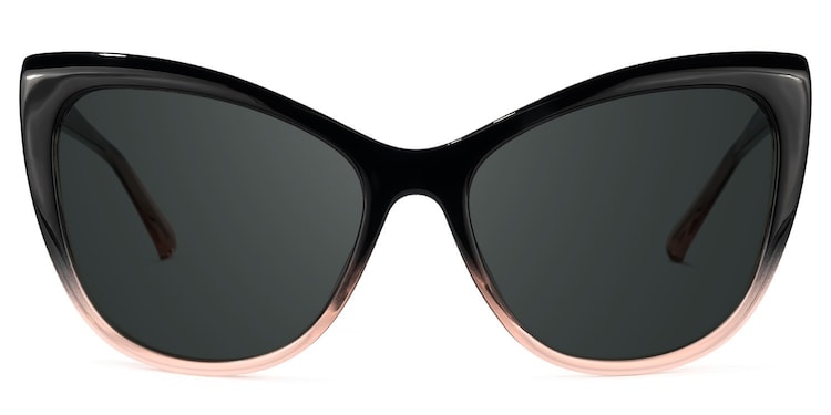 Shelby Cateye Black-Pink Glasses