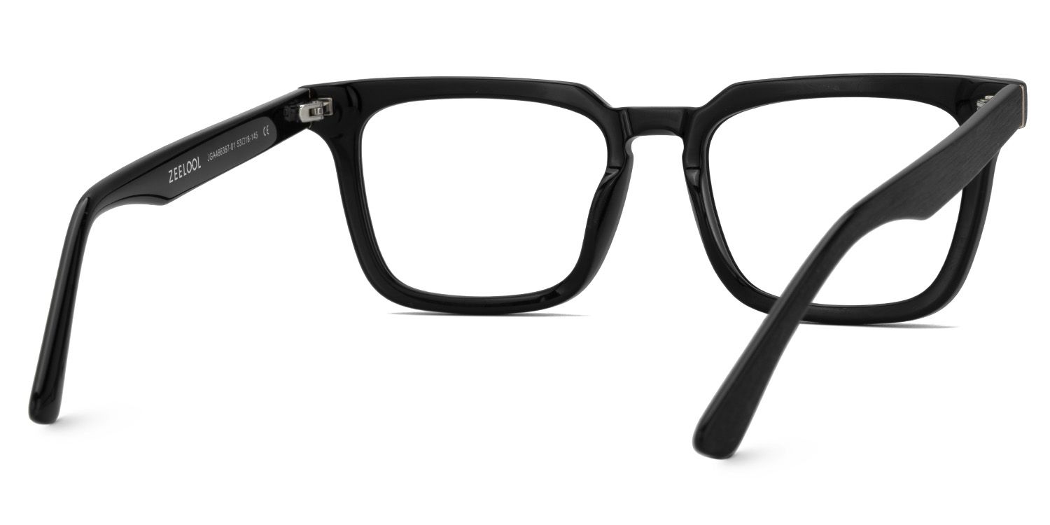 Bashir Blue Light Blocking Glasses Rectangle Frame For Men | Zeelool5
