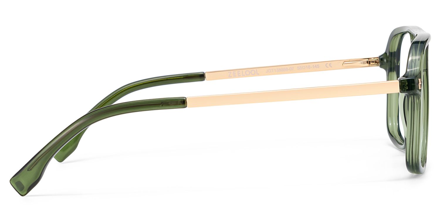 Aviator Kilworth Green Glasses deals -Zeelool Glasses6