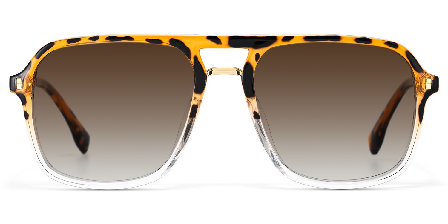 Kilworth Aviator Tortoise Crystal Sunglasses for Women & Men | ZEELOOL0
