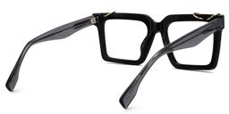 Dupree Square Black Glasses3