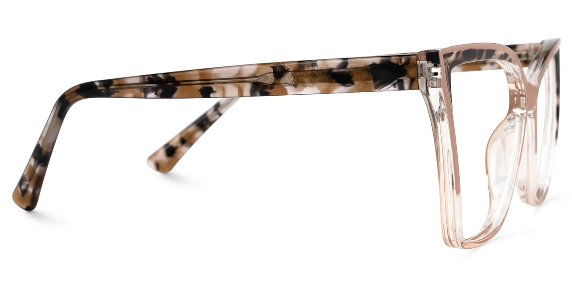 Cateye Adalis Champagne Glasses deals -Zeelool Glasses2