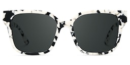 Kerri Square Cow Print Glasses0