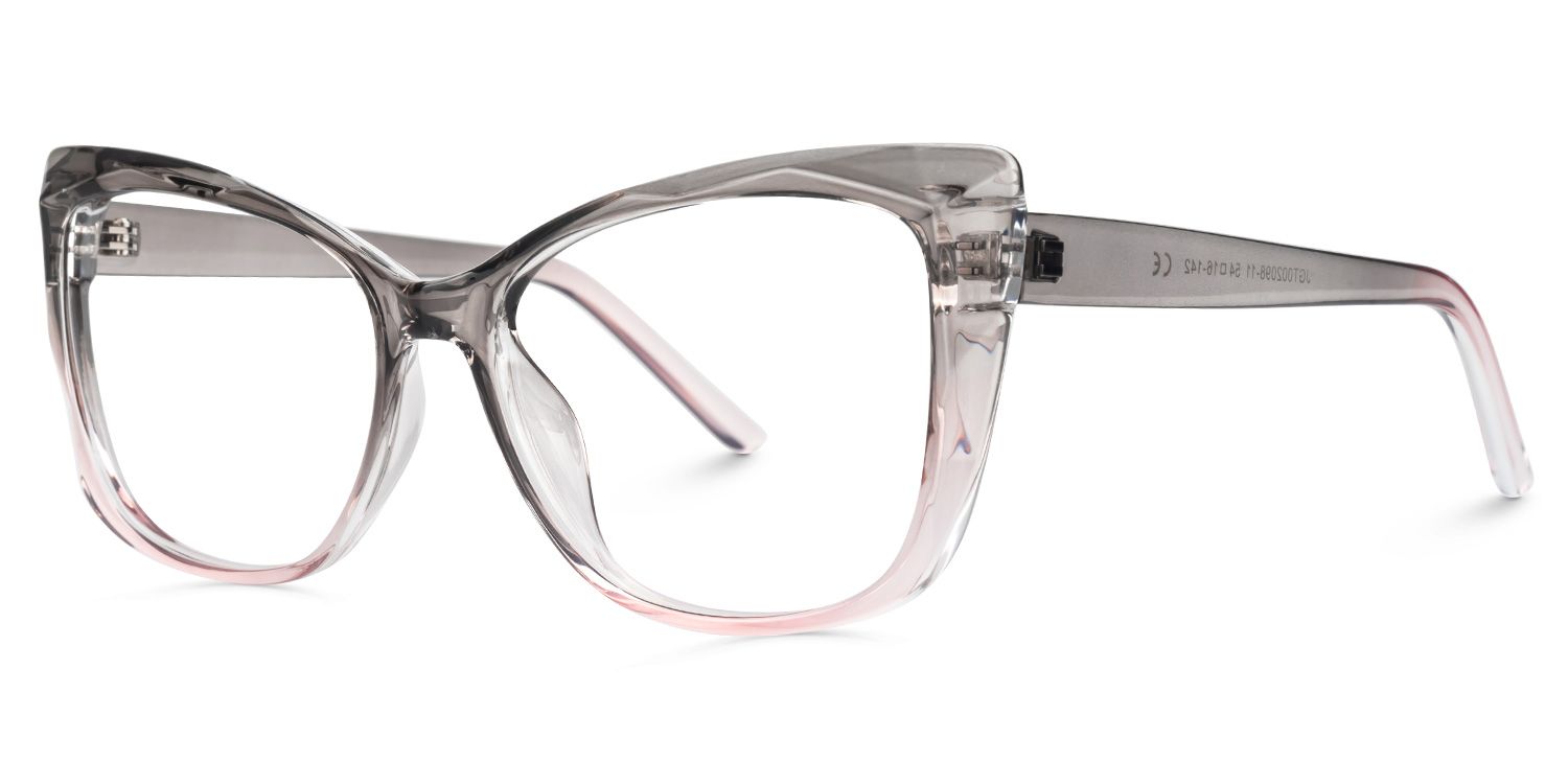 Square Farris Pink Glasses deals -Zeelool Glasses1