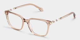 Delilah Square Beige Glasses7