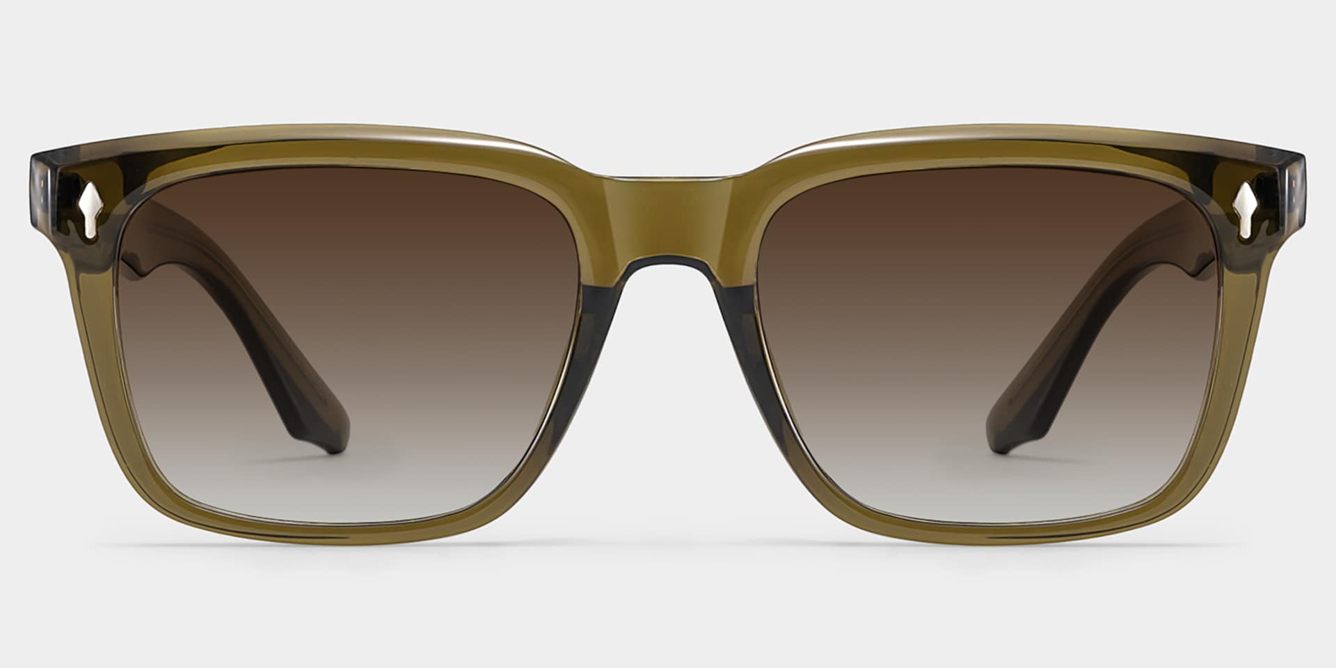 Fletcher Brown Frame Glasses with Rectangle Frame Online | ZEELOOL0