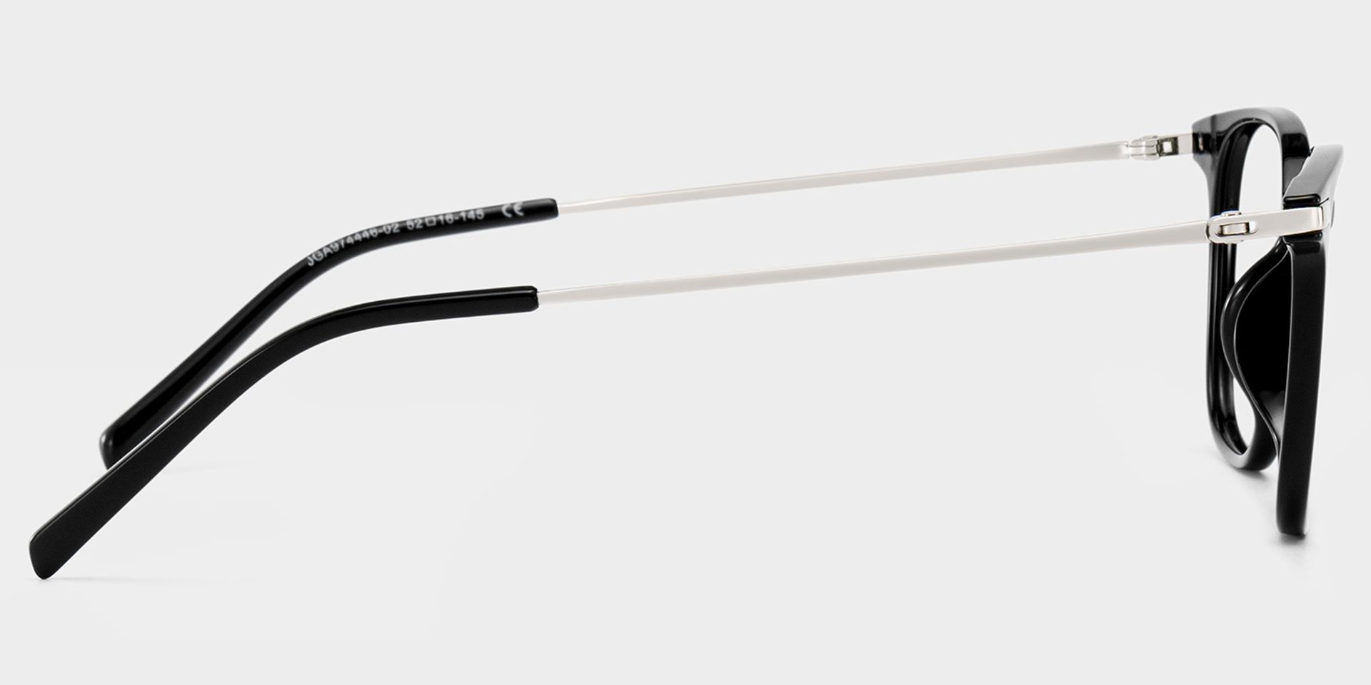 Michelle Black Rectangular Glasses for Men and Guys | ZEELOOL3