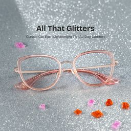 Celine  Cat-eye Pink Glasses0