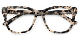 Mae Tortoise Square Glasses3
