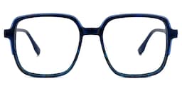 Monty Square Blue Glasses0