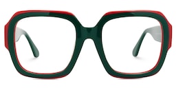 Katty Square Green Glasses0