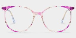 Chanty Purple Round Glasses1