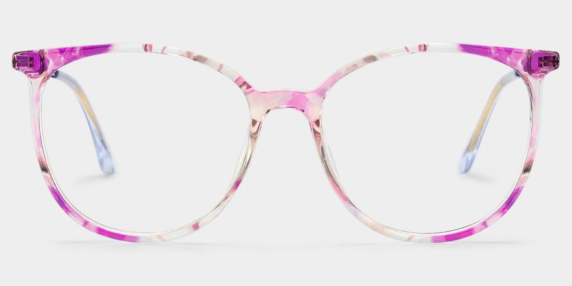 Chanty Purple Round Glasses