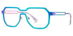 Hype Geometric Iridescent Glasses4