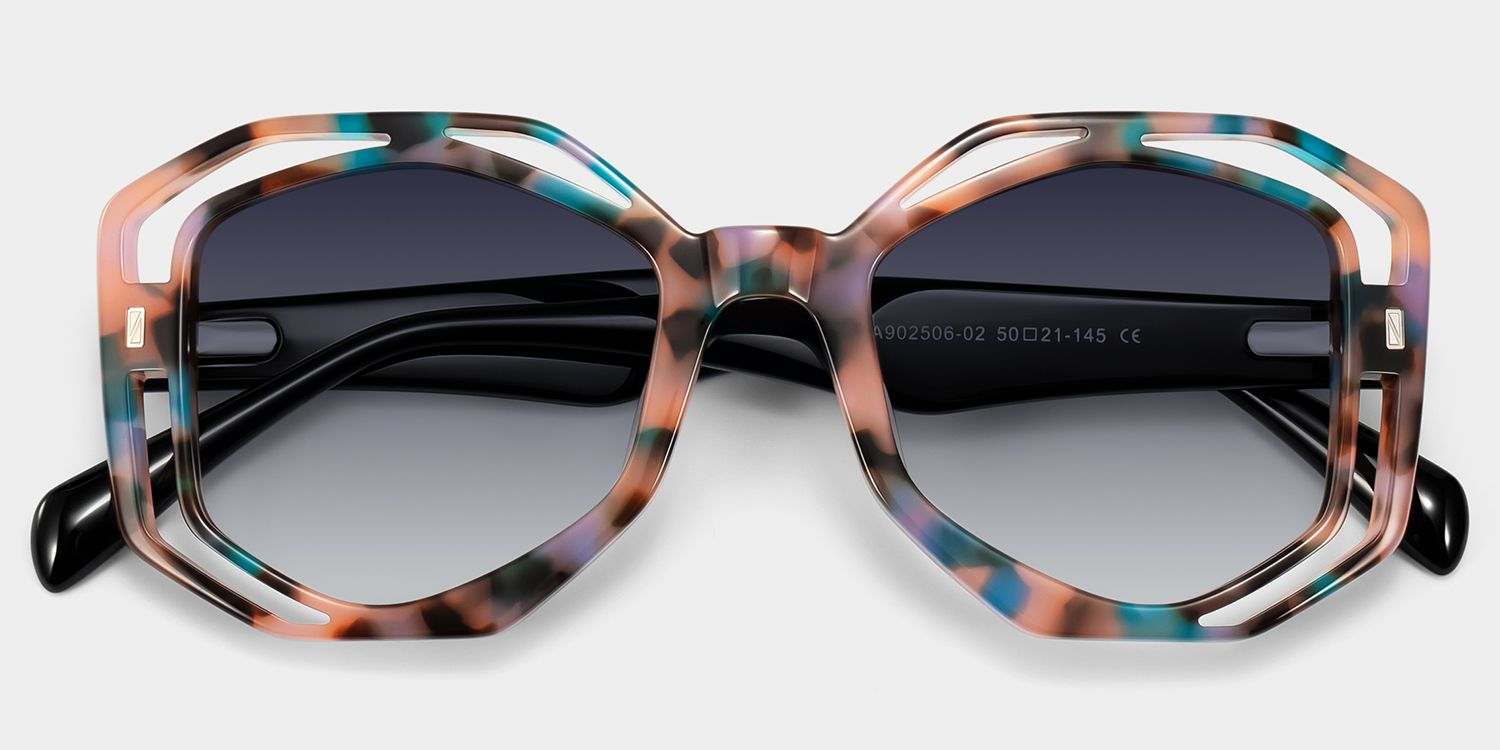 Bobbie Oval Pink-Tortoise Frame Sunglasses Online Sale | ZEELOOL1