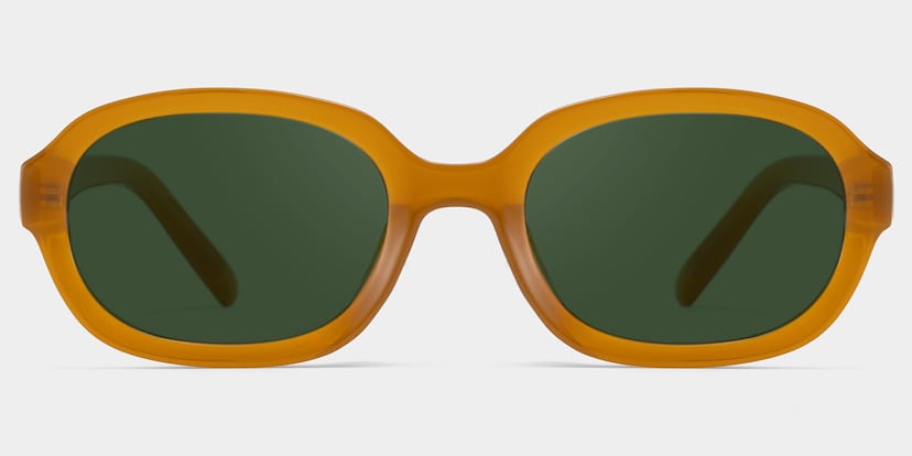 Astra Geometric Brown Polarized Sunglasses