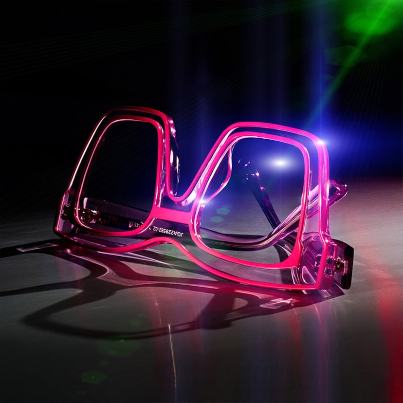 Legette Square Pink Glasses