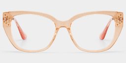 Alma Butterfly Beige Glasses1