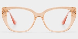 Alma Butterfly Beige Glasses1