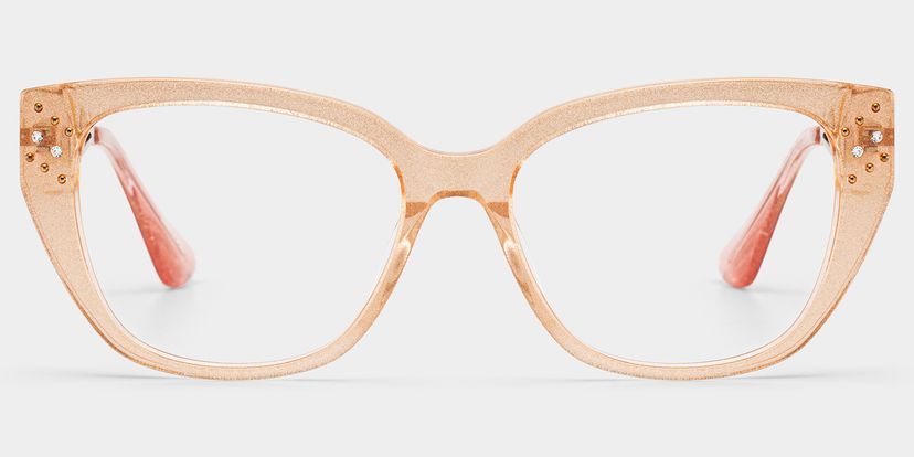 Alma Butterfly Beige Glasses
