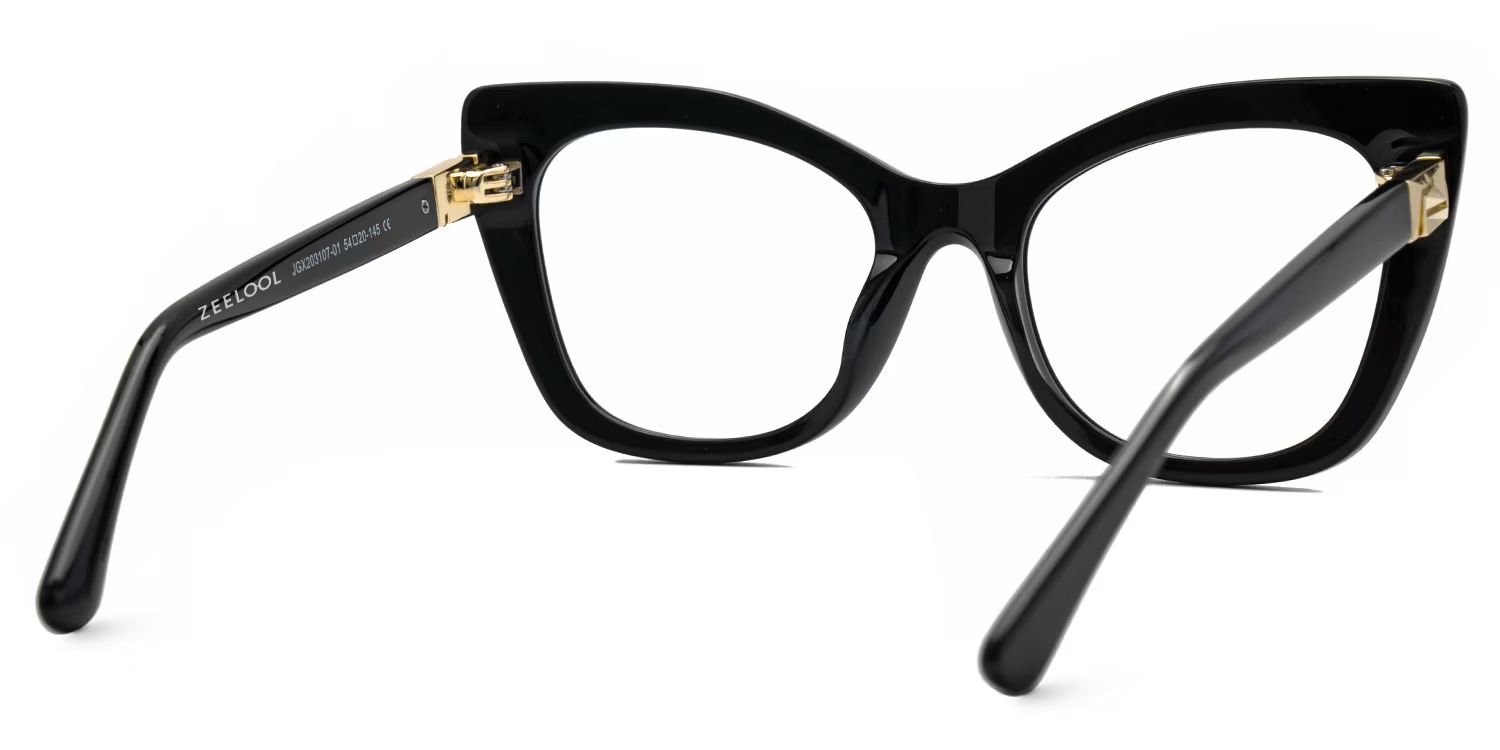 Black Full rim Cateye Eyeglasses -Vela on Sale | Zeelool3