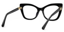 Vela Cateye Black Glasses3