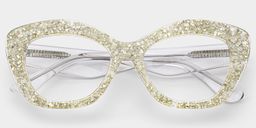 Giselle Silver Cat eye Glasses2