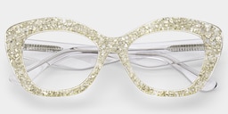 Giselle  Cat-eye Silver Glasses3
