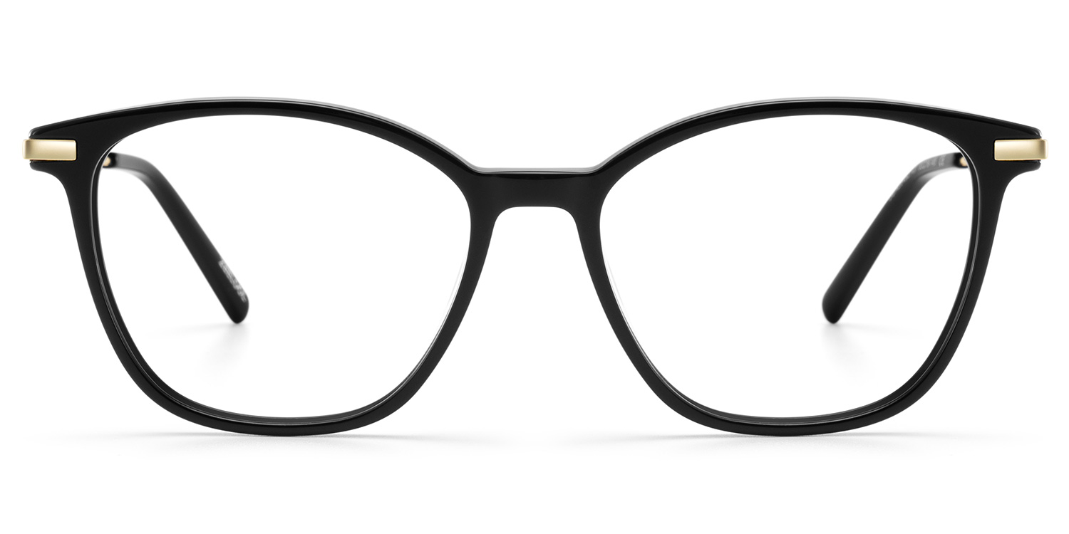 Jessica Black Cat Eye Prescription Glasses for Women | ZEELOOL