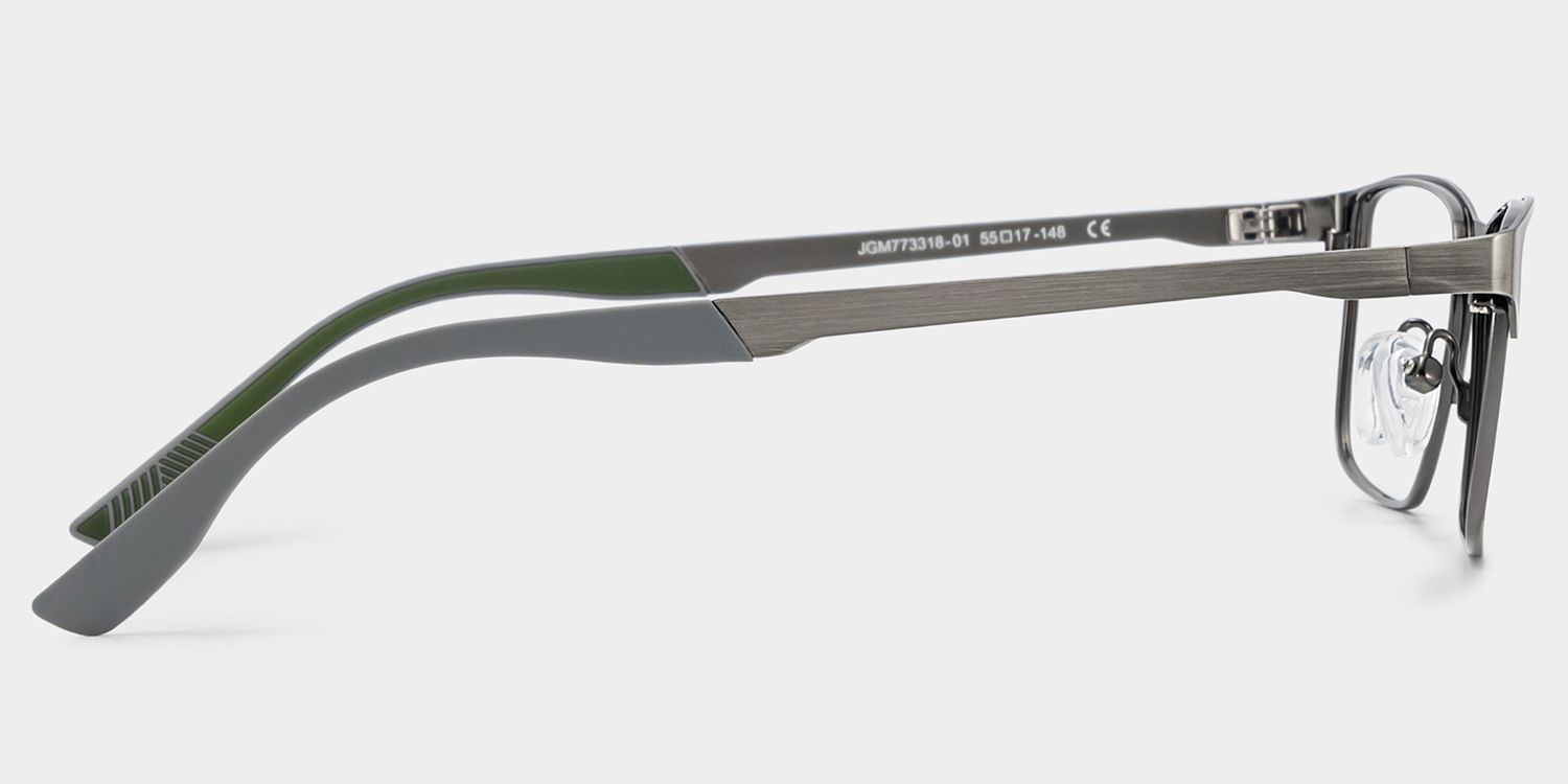 Kellen Silver Browline Frame Glasses Online for Men | ZEELOOL4