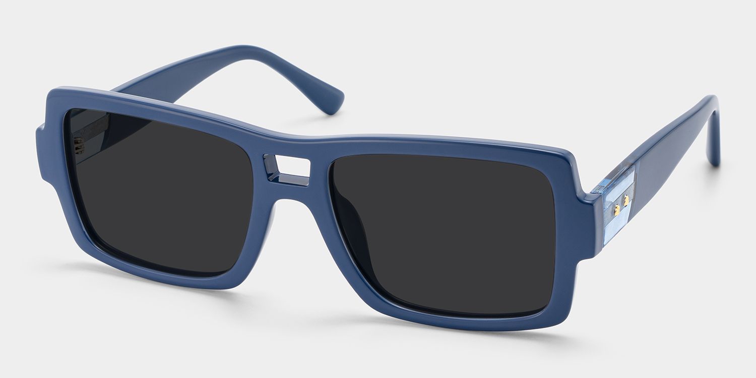 Blue Nora Aviator Eyeglass Frame for Women | ZEELOOL2