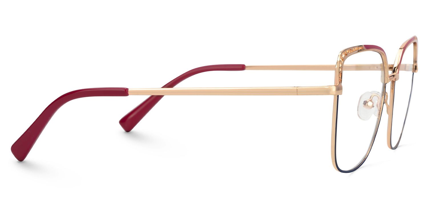 Marlisa Square Blue Full-Frame Glasses | Zeelool2