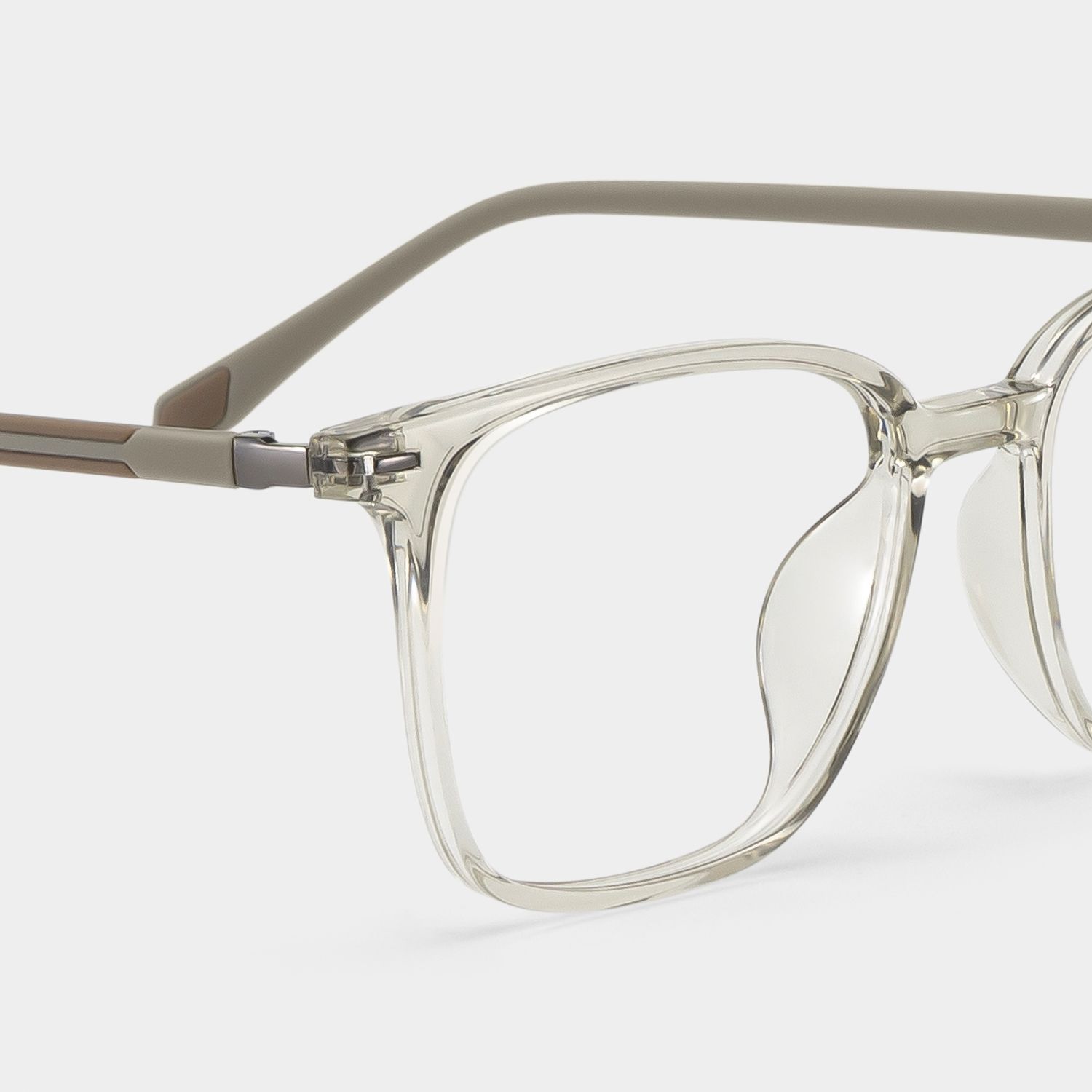 Charles Square Green Glasses with Full Rim | ZEELOOL
