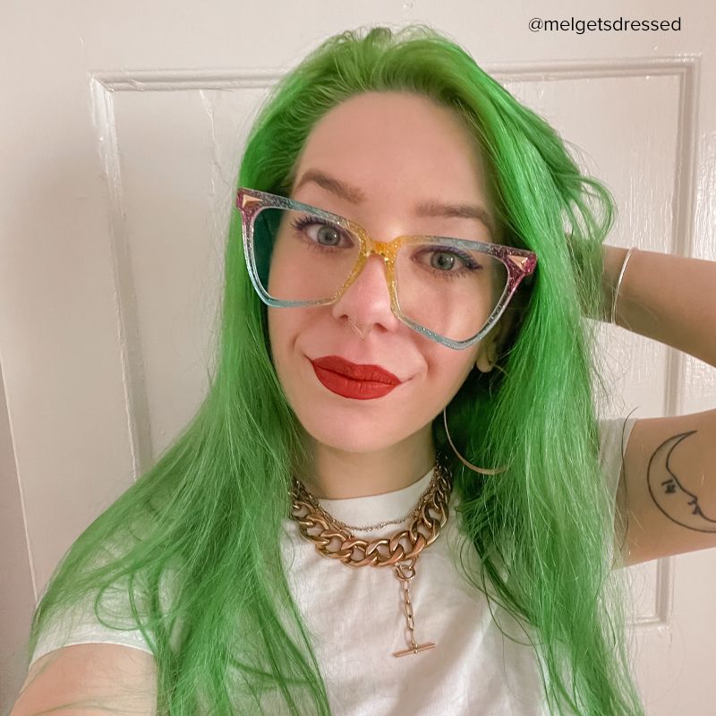 Cicely Geometrical Rainbow Eyeglasses | Zeelool Glasses8