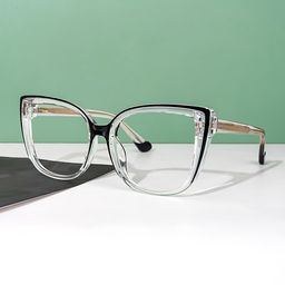 Fenn Cateye Clear Glasses4