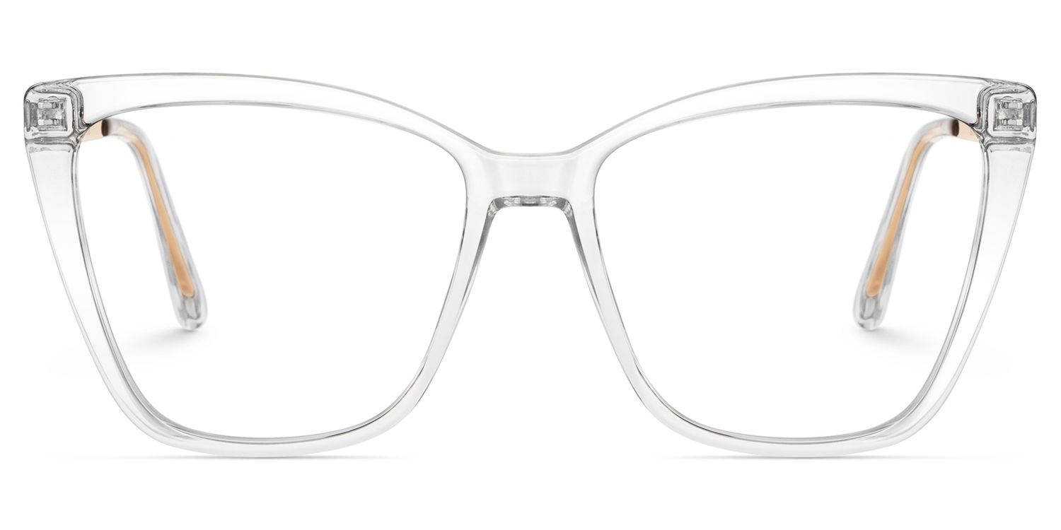 Awilda Cateye Orange Frame Glasses | Zeelool Optical