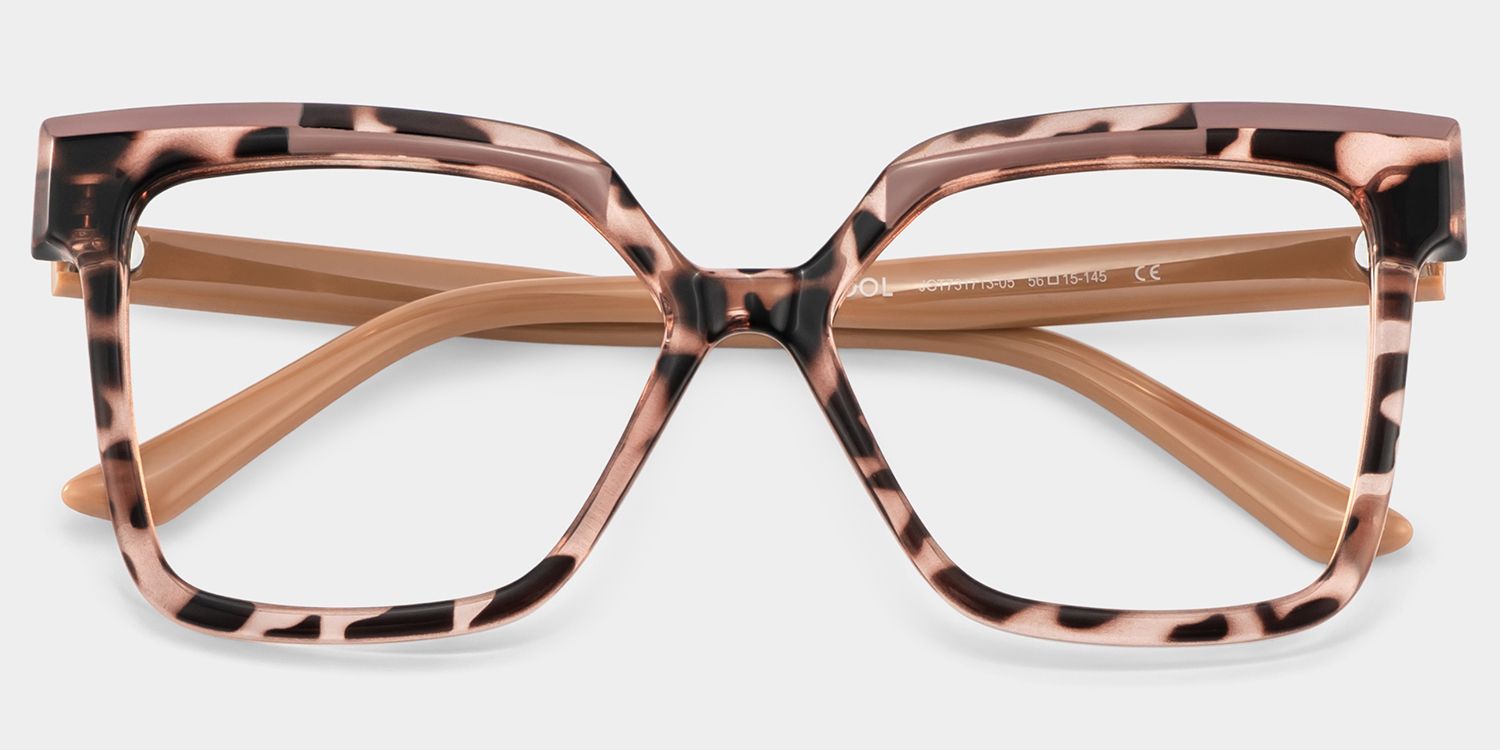 Square Eboney Tortoise Frame Glasses Deals -Zeelool Optical
