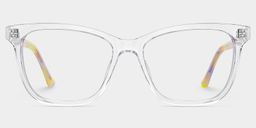Faith Clear Rectangle Glasses1